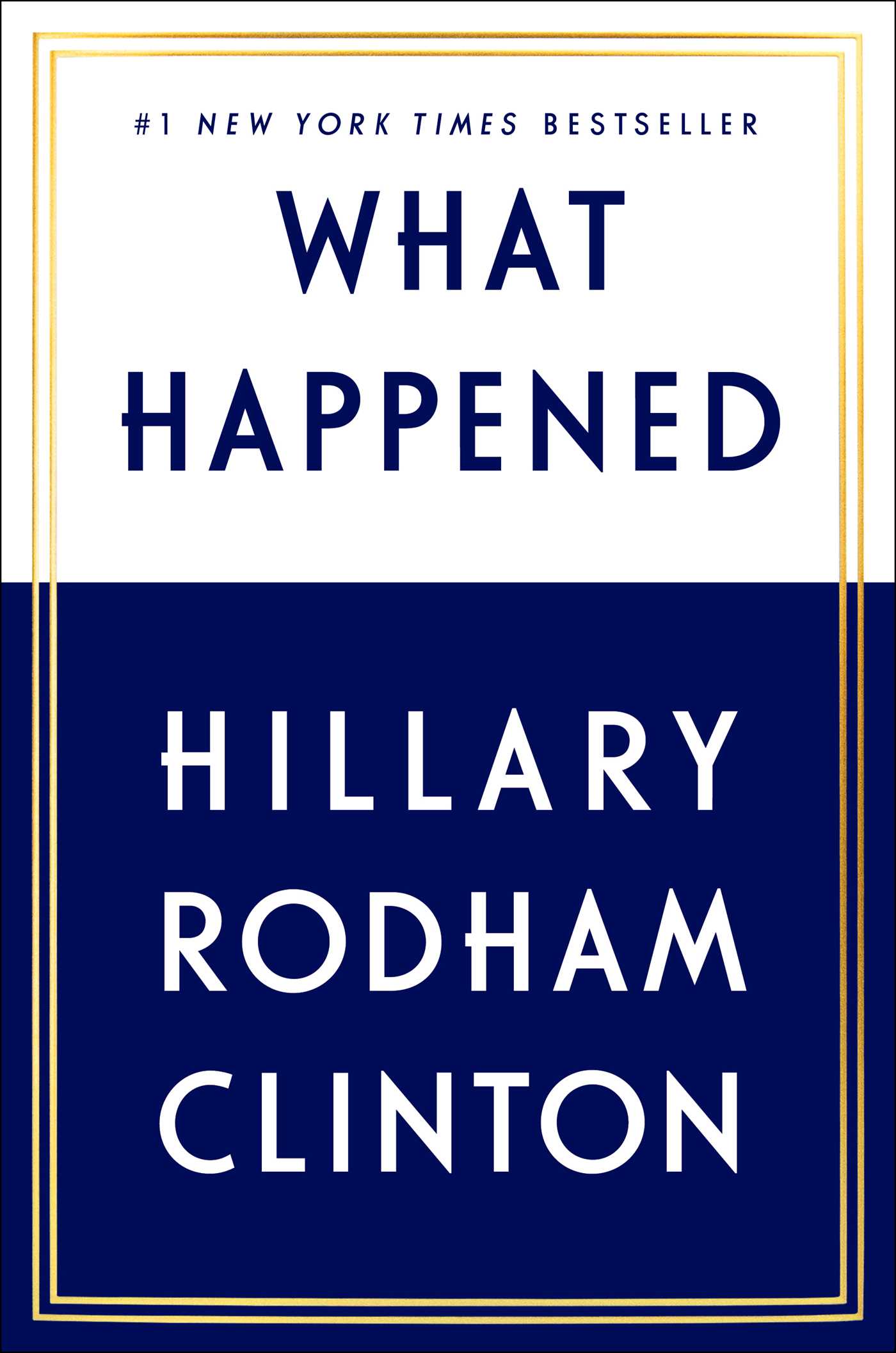 Hillary Clinton - What Happened Cover